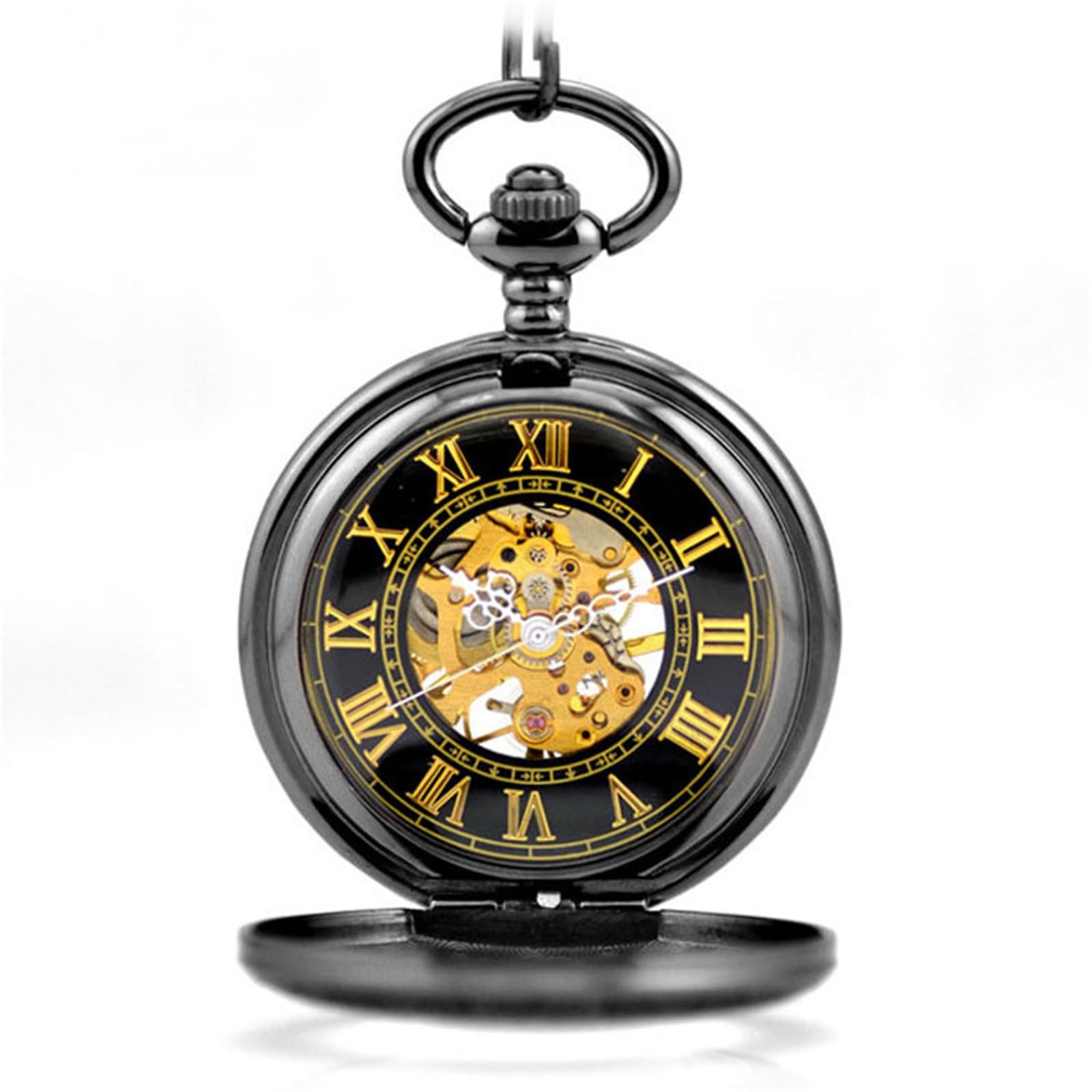Reloj de Bolsillo mecánico Retro para Hombre y Mujer, cumpleaños o Aniversario.