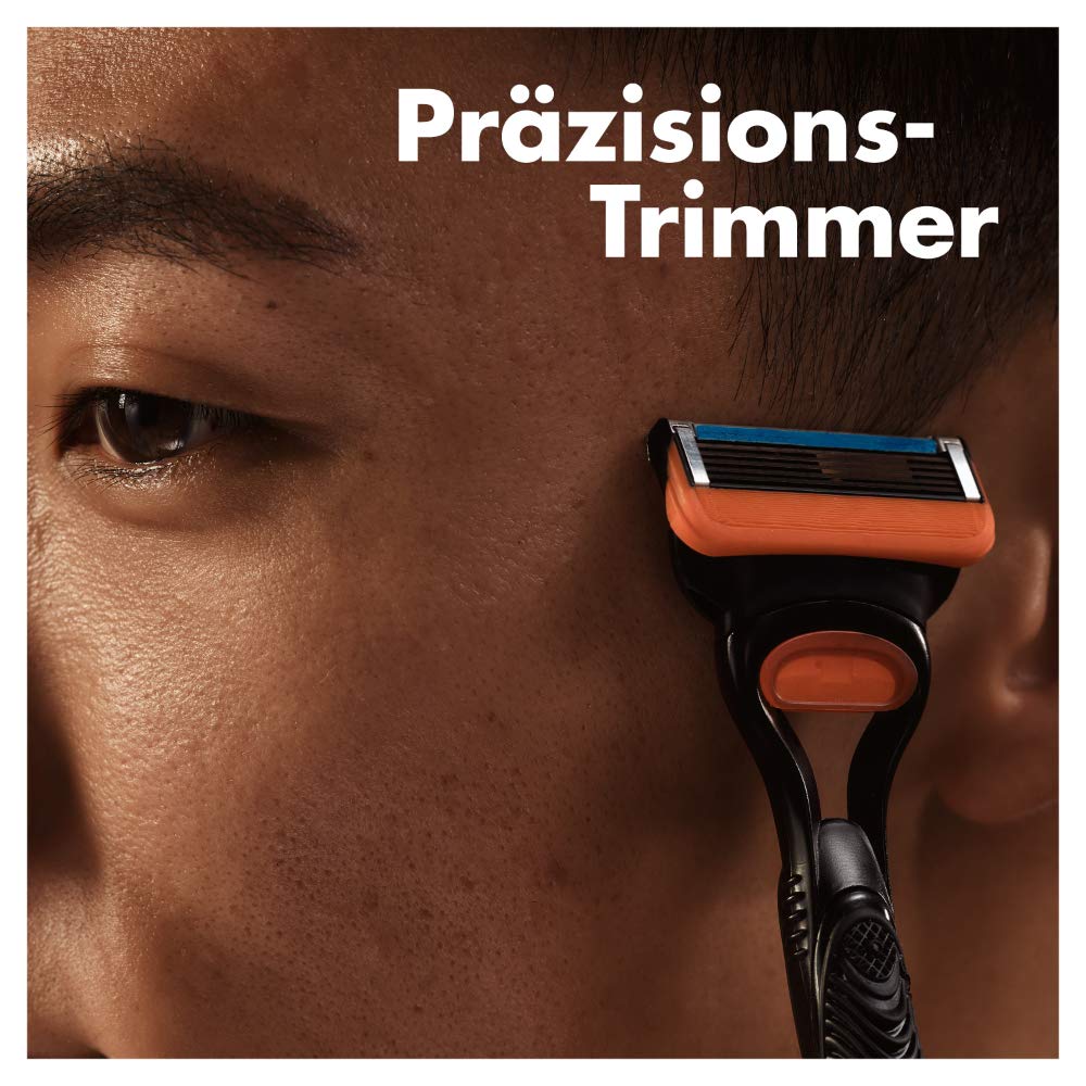 Gillette Fusion 5 cuchillas de afeitar, 12 cuchillas de repuesto para maquinilla de afeitar húmeda para hombre con 5 hojas