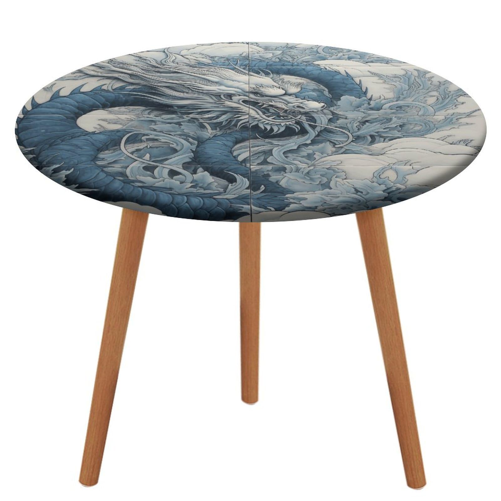 Nappe ronde imperméable anti-vent pour table pique-nique 170cm