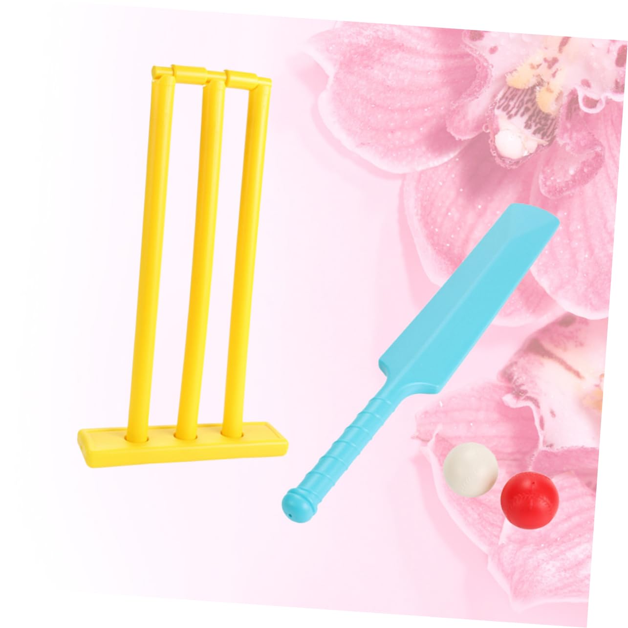 ifundom 1 Ensemble Jeu de Cricket Jouets Enfants Enfant en Bas âge Trousses souches de Cricket Sportif criquet Jeux de pelouse équipement de Cricket de Cricket Couleur Aléatoire