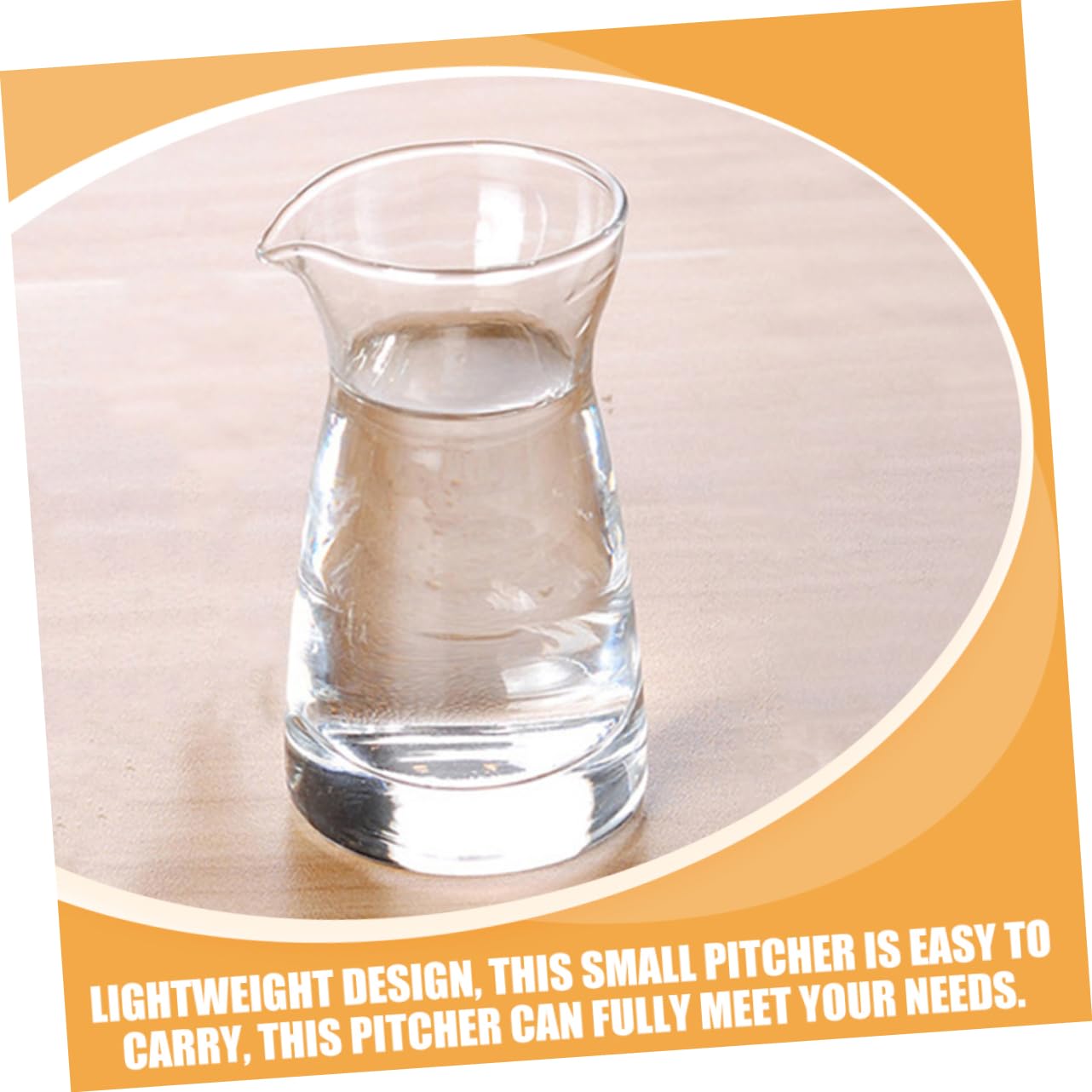 6 Stück Milchkännchen aus Glas 80ml für Küche und Restaurant | Klares Glas, Vielseitige Nutzung, Elegante Optik, Frische Aufbewahrung, Geeignet für Kühlschrank und Servieren