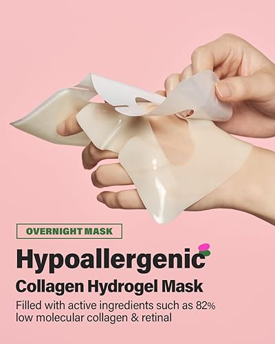 Miniatura 5 de CKD - Mascarilla elástica de poros con molécula pequeña de colágeno retino, máscara facial antienvejecimiento de hidrogel que aprieta los poros y la