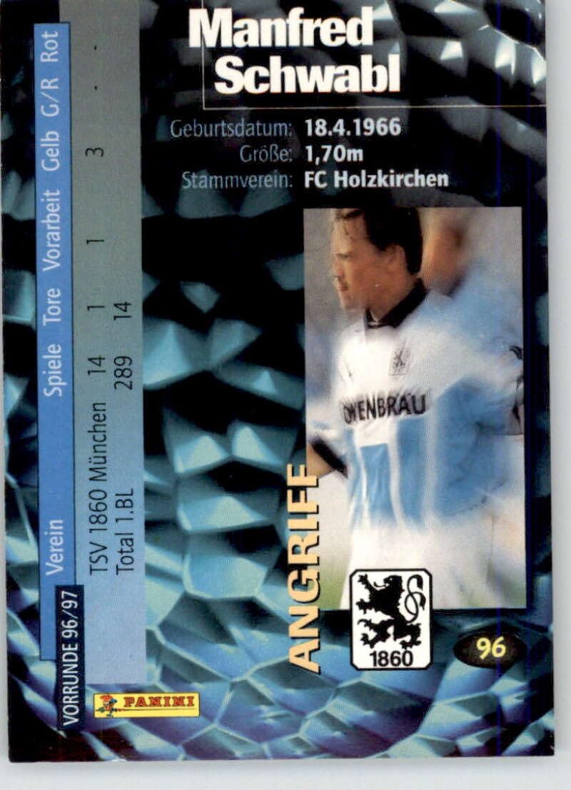 Amazon.com: 1996-97 Panini Bundesliga Collection #96 Manfred