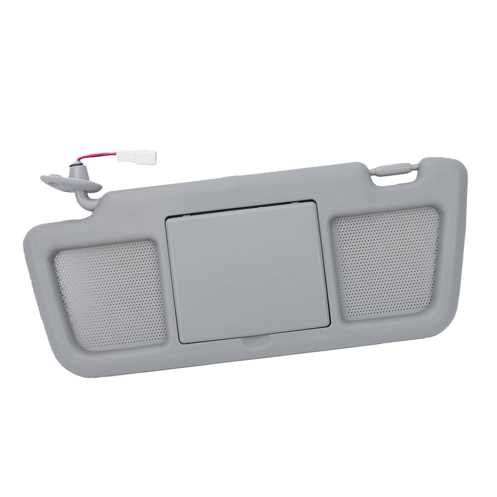 Goshyda Aletta Parasole Lato Conducente per RX-8 2004-2011, FE88-69-320B-77 Aletta Parasole Sinistra con Specchietto Cosmetico Illuminato, Interno Auto Resistente Al Calore, Grigio Chiaro,