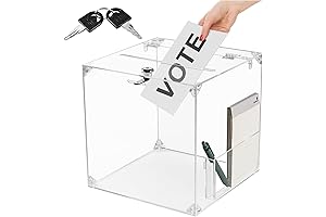 Clear Ballot Box with Slot