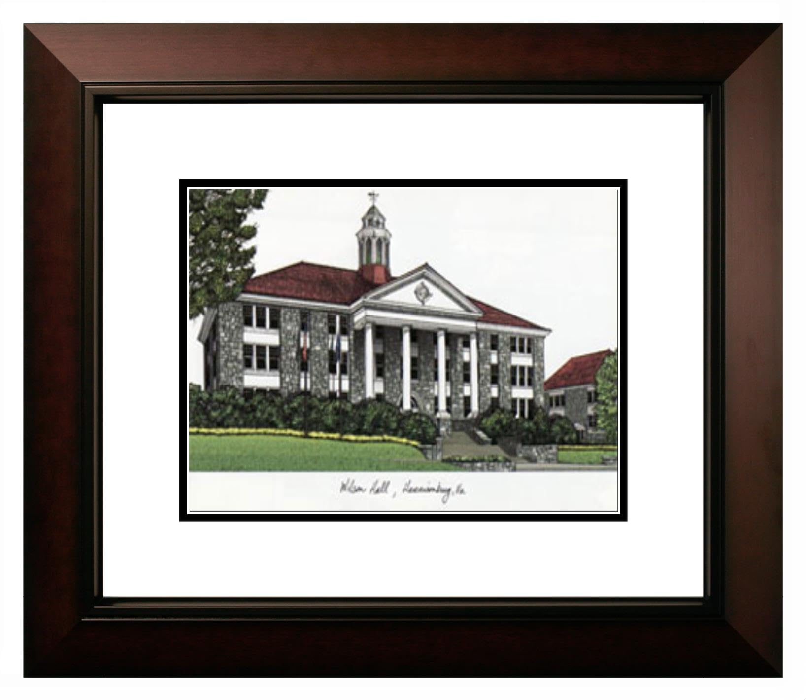 Campus Images "James Madison University Legacy Alumnus encadrée Lithographie d'impression