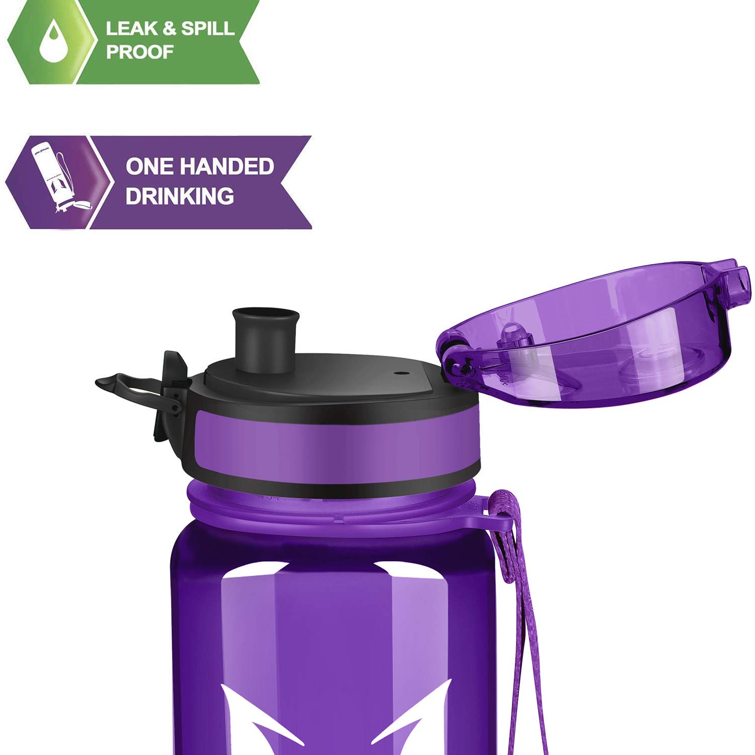 Super Sparrow Borraccia Sportiva & Bottiglia Bambini Senza Perdite - 350ml/500ml/750ml/1L/1.5L - Senza BPA