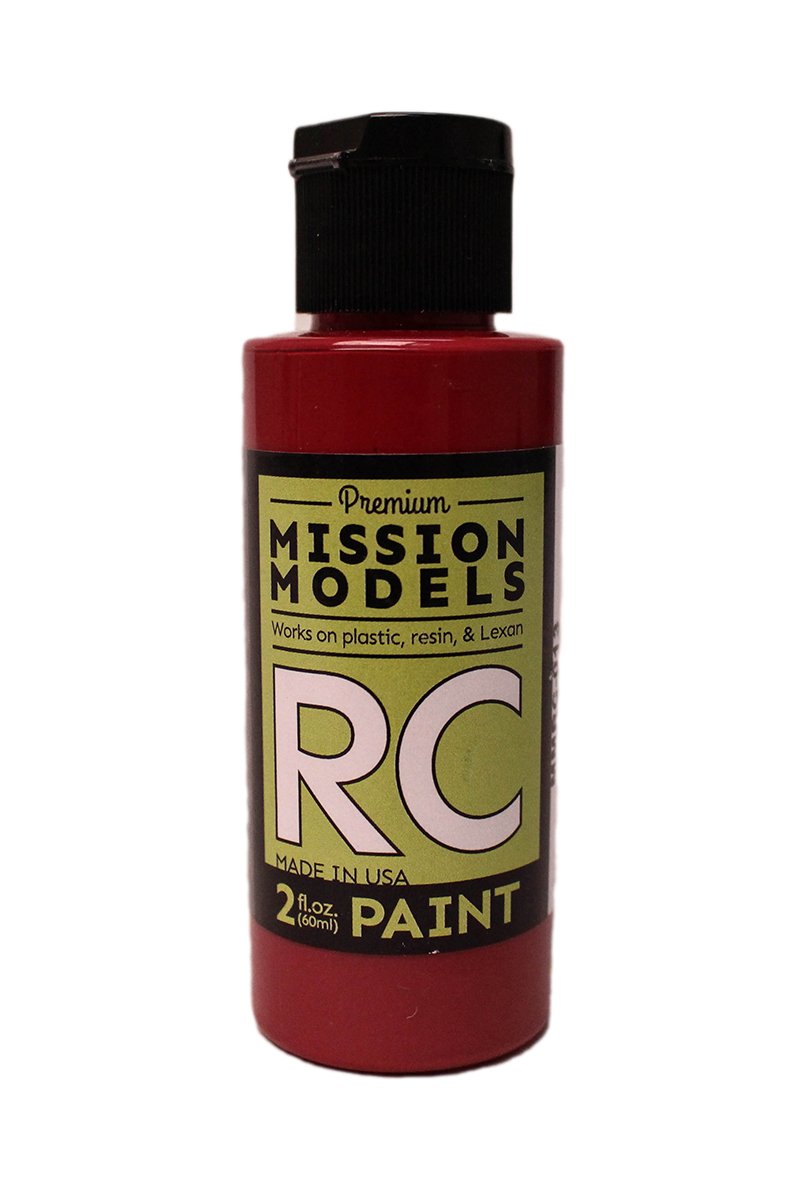 Mission Models Automobile Mmrc-013 Water-Based RC Paint 2 Oz Bottle Burgundy