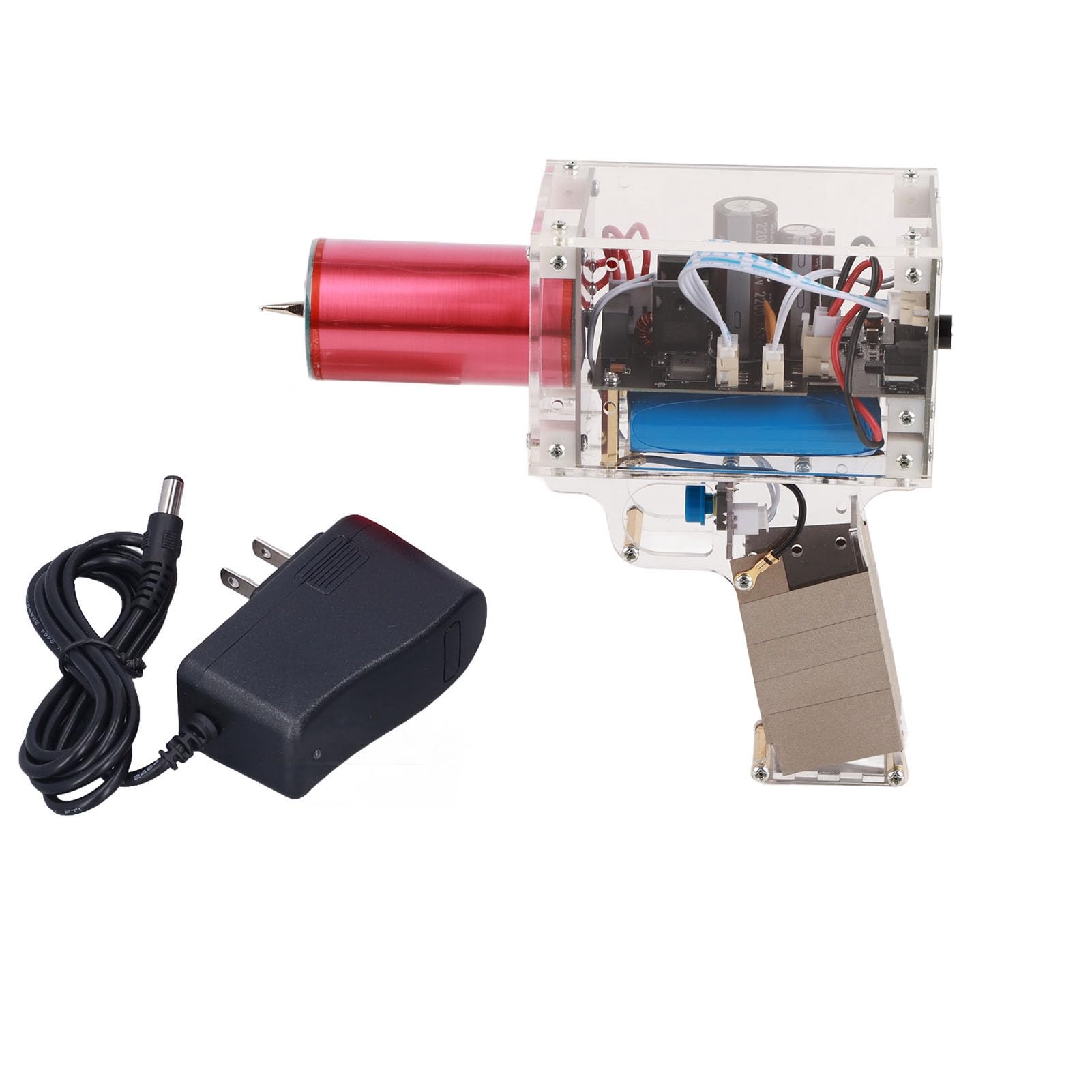 最新型！テスラコイルガン プラズマ放電 未来電子銃 プラズマ放電強弱