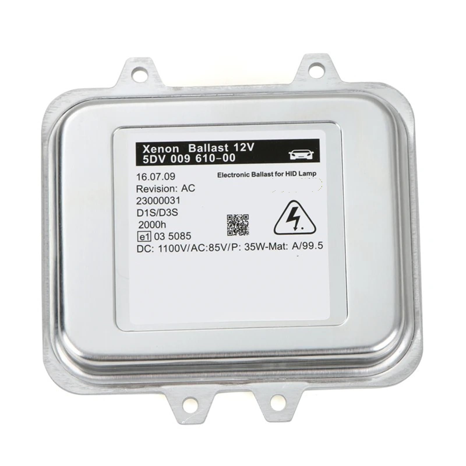 Unidad Control Balasto Faro Bombillas para Faros Delanteros De Coche D1S Balastro Xenón 5DV 009 610-00 5DV009610-00 5DV00961000
