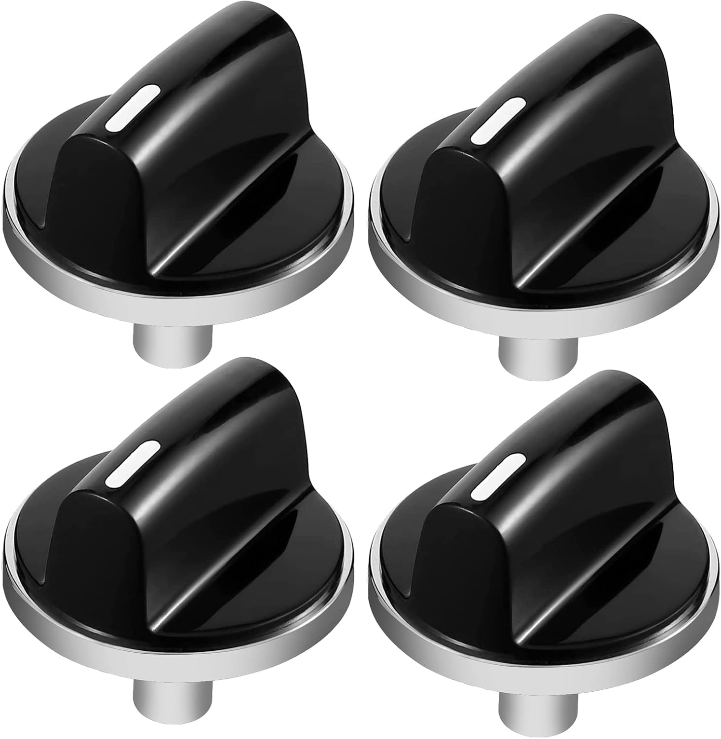 4PCS[Upgraded] 00650847 Cooktop Stove Knob Compatible with Bosch Range Oven Gas