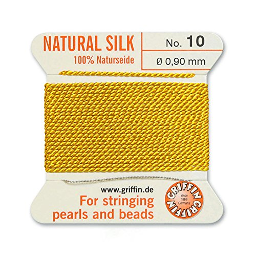 JewelrySupply Griffin Bead Cord Silk Amber #10