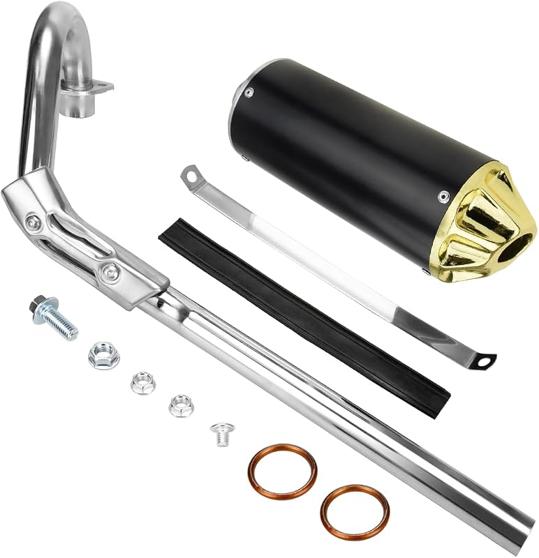 Kit de montaje de silenciador de tubo de escape de alto rendimiento para CRF50 XR50 Apollo DB-x14 x18 chino 70 cc 110 cc 125 cc SSR Taotao DB14 DB10 Rocketa X-pro x8 Pit Dirt Bike Motocrosss Oro