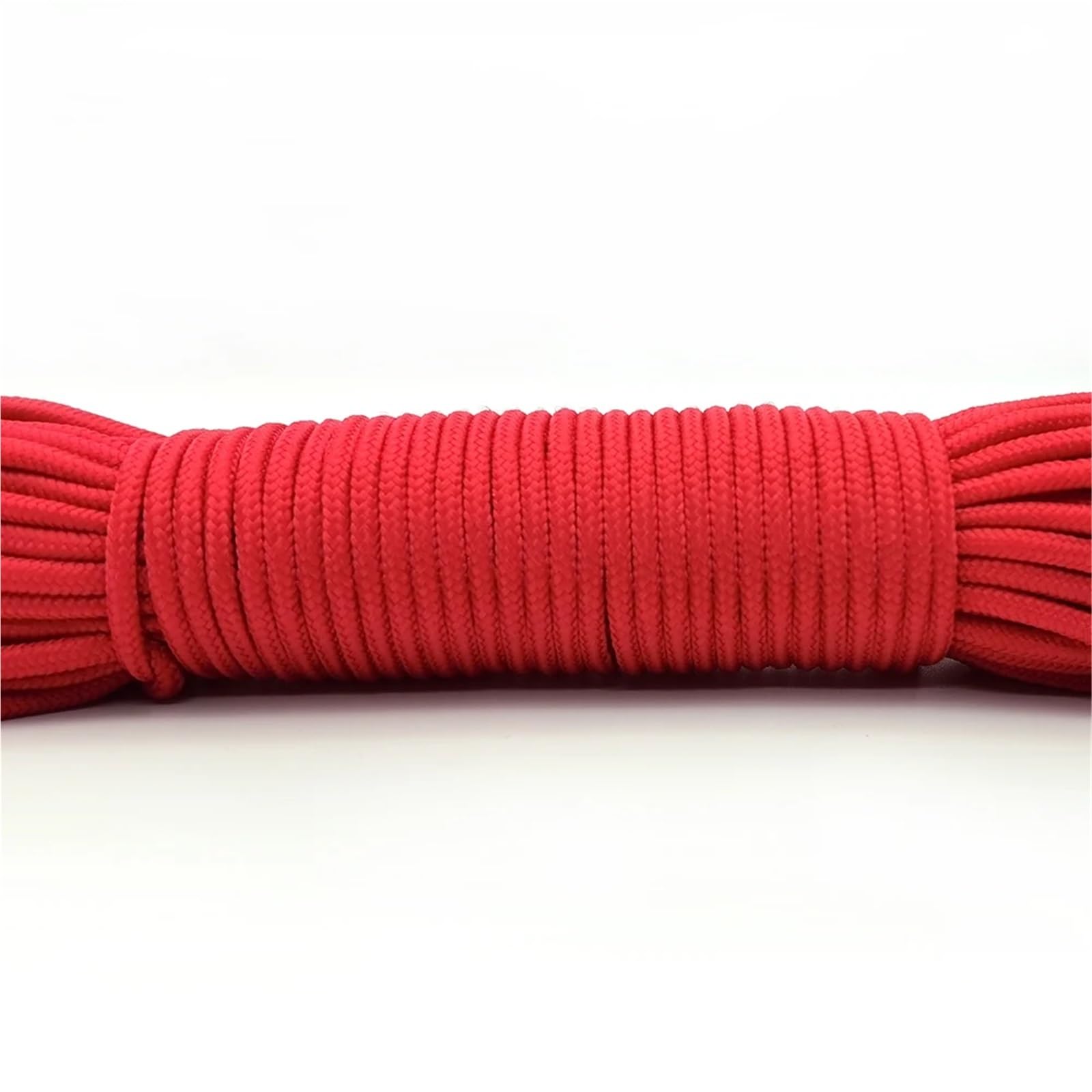 Paracord 328ft 3mm Solid Parachute Cord Lanyard Rope Climbing Camping Survival Equipment Paracord(Red,28ft(8m))