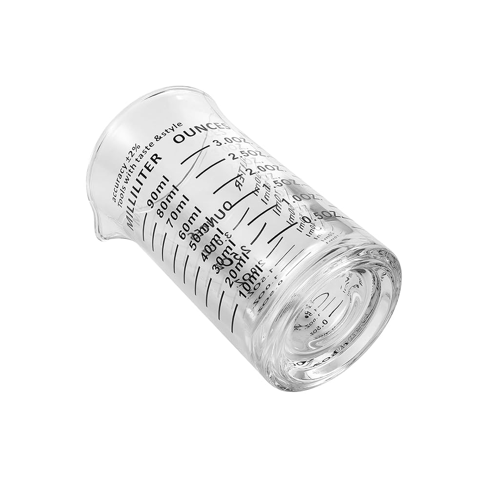 Amazon.com: Ackers 3oz/90ml Glass Measuring Cup – Shot Glass