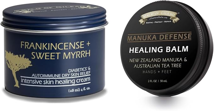 BALM OF GILEAD Foot Healing Cream Tea Tree Balm - Intensive Moisture for Itchy Feet - Synergistic Action, Deeply Nourishing, Relieving