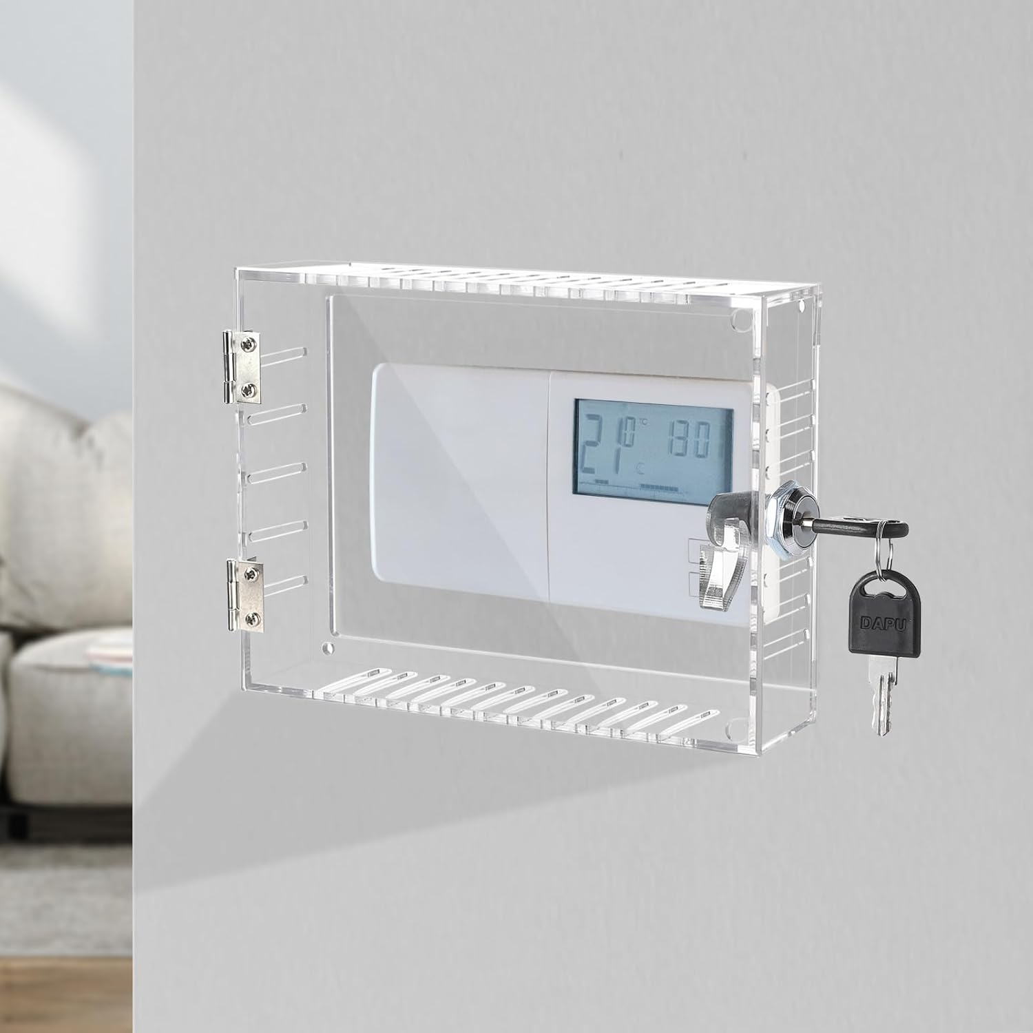 ChildProofing Thermostat Lock Box Upgraded Metal Hinges