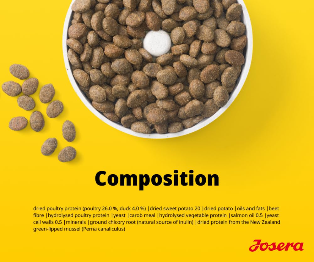 Josera Adult Duck & Sweet Potato 12,5 kg Trockenfutter für Hunde