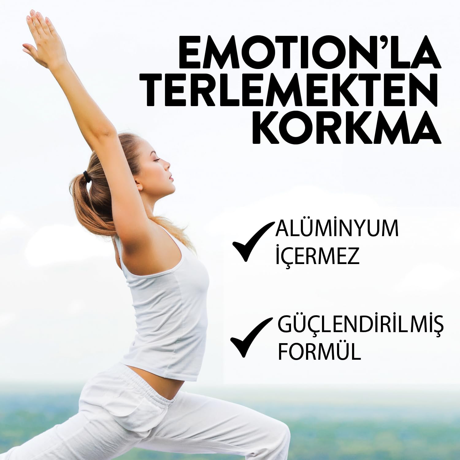 Emotion Invisible Fresh Kadın Vegan Deodorant 3X150Ml Hızlı Kurur Leke Bırakmaz