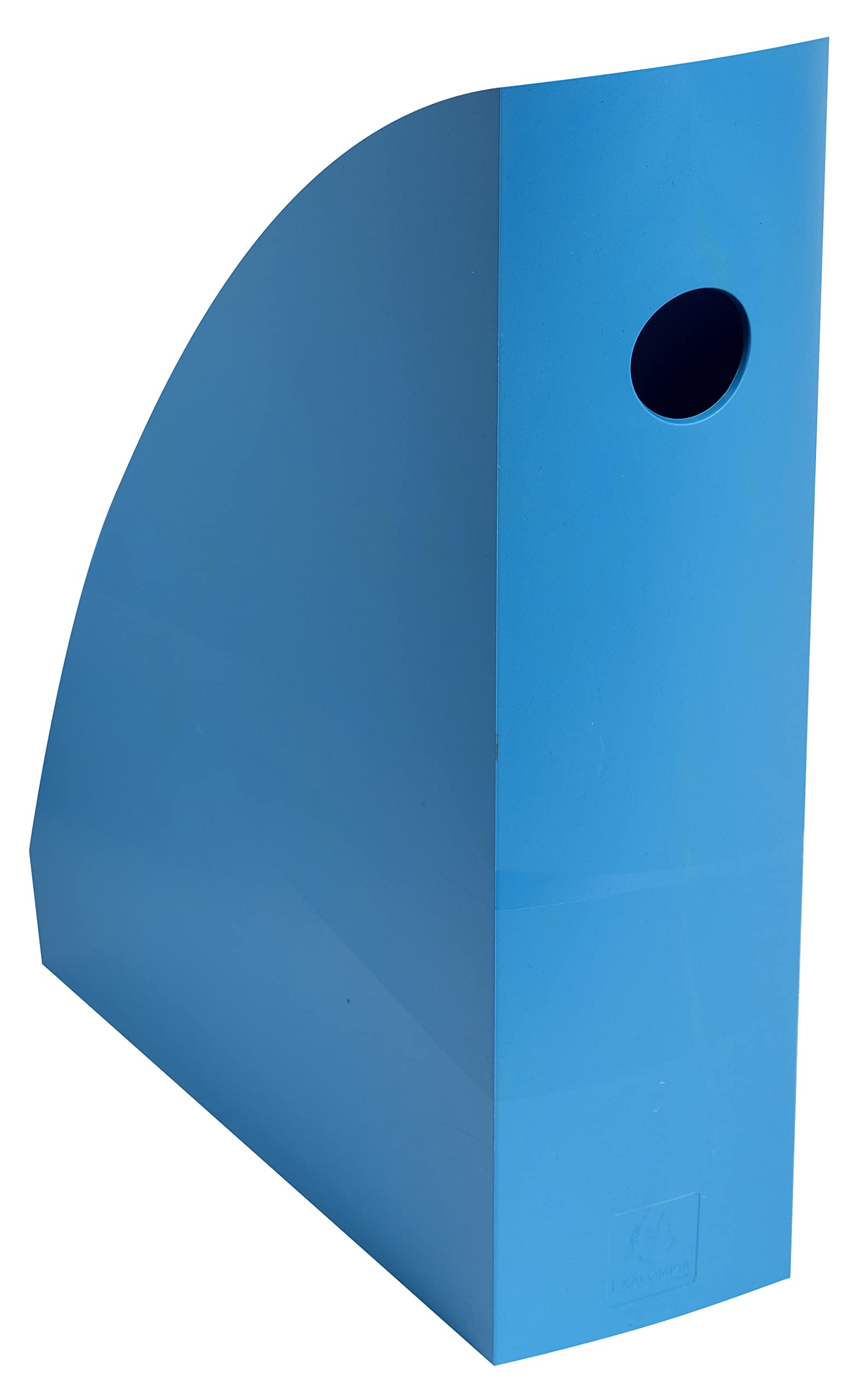 Exacompta - Ref. 18283D - 1 MAG CUBE BeeBlue magazine rack, magazine binder, storage for documents, catalogs, magazines width 8.2 cm - For A4 and A4 maxi formats - Turquoise color