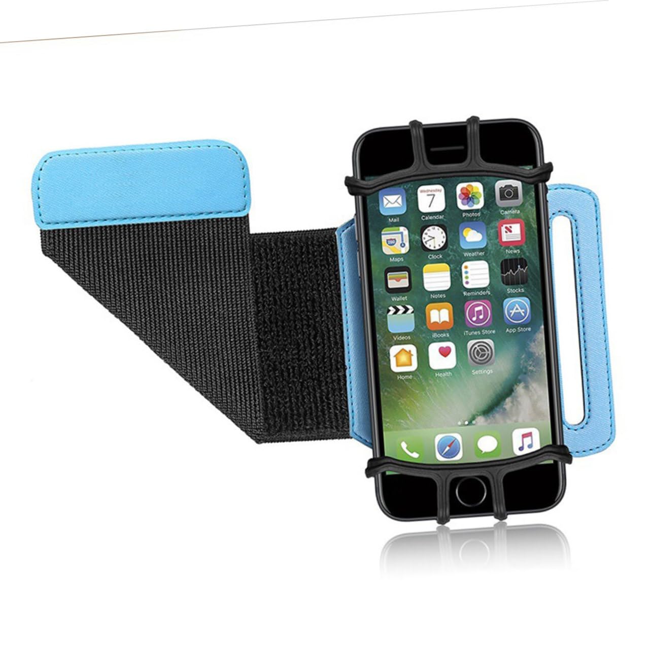 OSALADI 3piezas Soporte De Teléfono Móvil para Correr Brazalete con Rotación Material Elástico para Jogging y Deportes