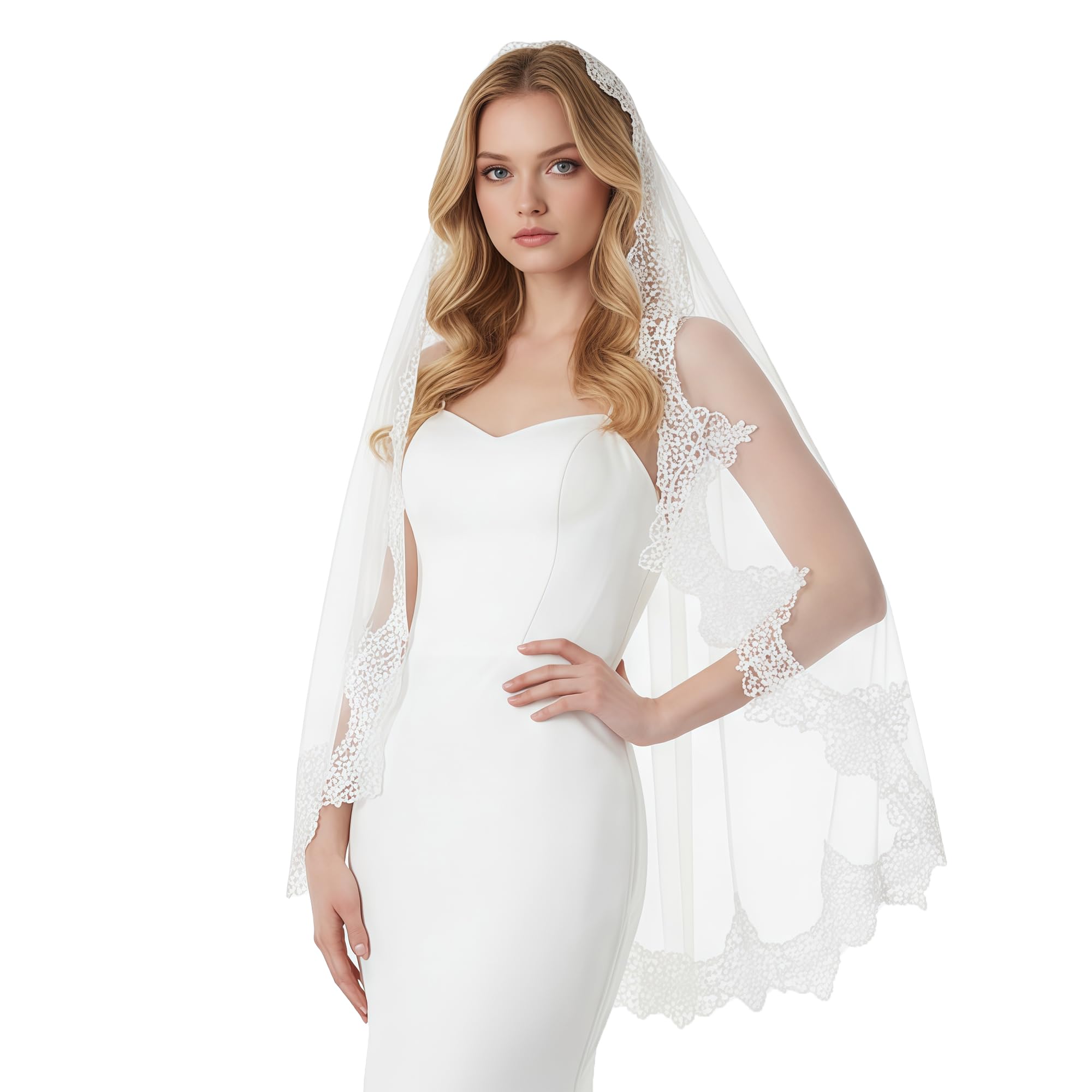 Arykoib Wedding Lace Veil