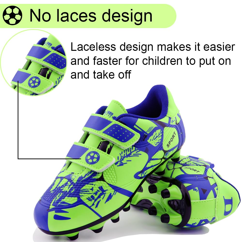 Scarpe da Calcio Ragazzi Scarpe da Calcio Bambini Scarpe da Ginnastica Ragazze Scarpe da Allenamento da Calcio Antiscivolo Unisex 28-37