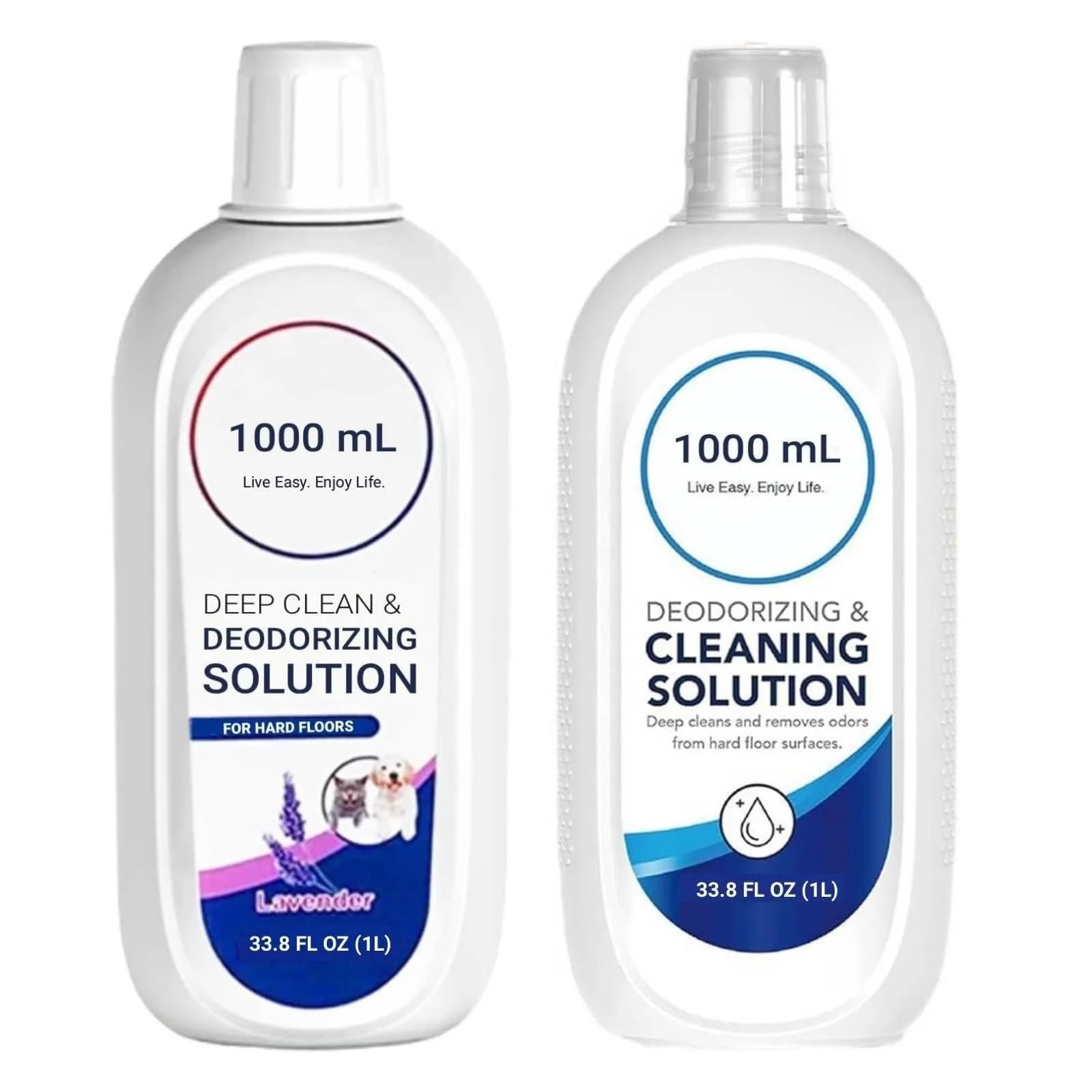 Pack De 2 Soluciones De Limpieza Para Suelos 1L, Recarga De Detergente, Compatible Con Tineco Floor One S7 S6 S5 S3 Todas Las Series Los Aspiradores Húmedo-secos