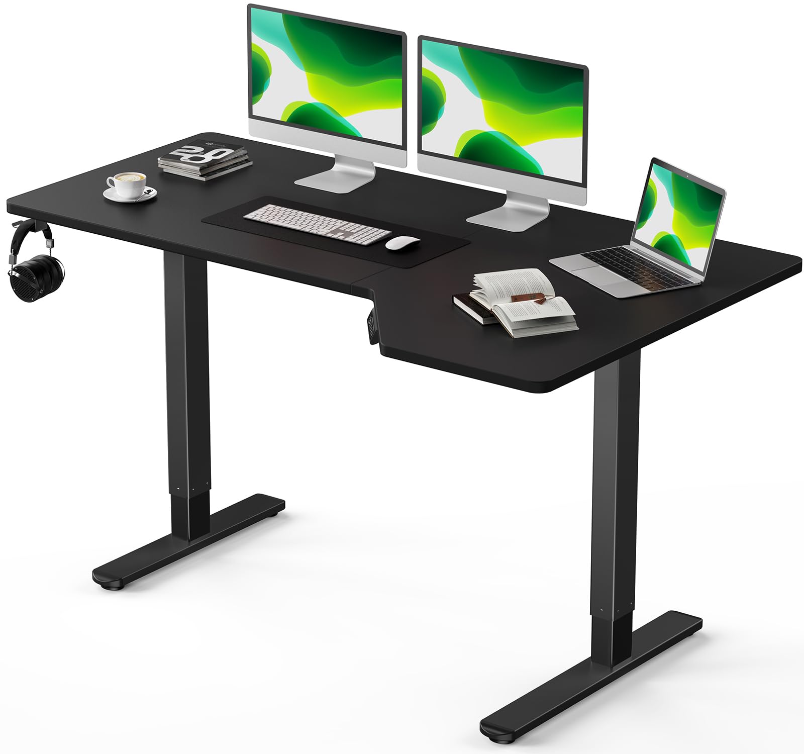 Amazon.com: Totnz Electric Standing Desk, 55 x 34 Inch, L-Shaped