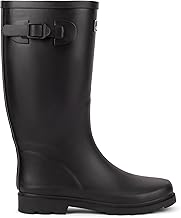 Trespass Mens Wellington Boots Retcon - Men's Waterproof Wellington Boots, Adjustable Buckle Wellies, Outdoor Snow Rain Garden Field Boots, Knee Length Welly Boots