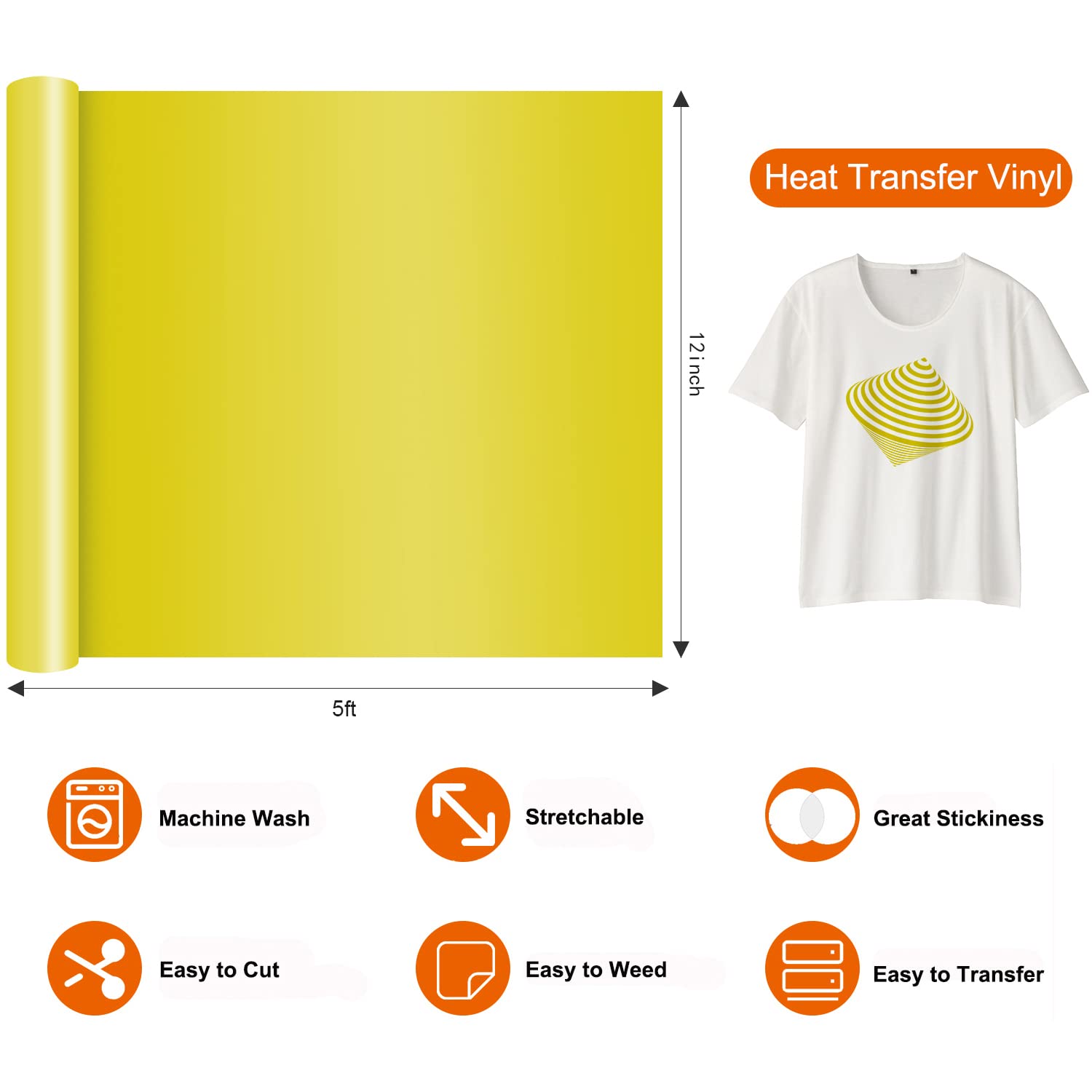 FOSER Warmteoverdracht Vinyl Roll, Plotterfolie, Heat Transfer Vinyl 30 cm × 3 m, strijktransferfolie, voor doe-het-zelf T-shirt, stoffen (Rosé Goud