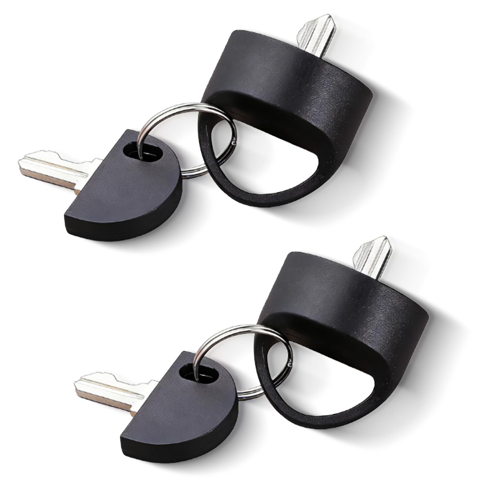 2 Sets Easy Pull Replacement Keys for Pride Mobility Scooters - Replacement Keys Compatible with Go-Go Elite Traveller, Sport, Victory, Revo, Legend, Celebrity Power Wheelchairs