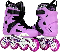 Patins Traxart Revolt Branco Inline Freestyle - 80mm ABEC-9