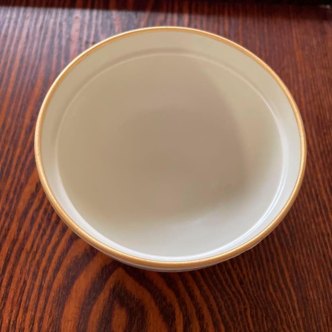 京焼清水焼 とうあん窯 土渕陶あん あやめ 色絵付け椀 料亭 割烹 5客