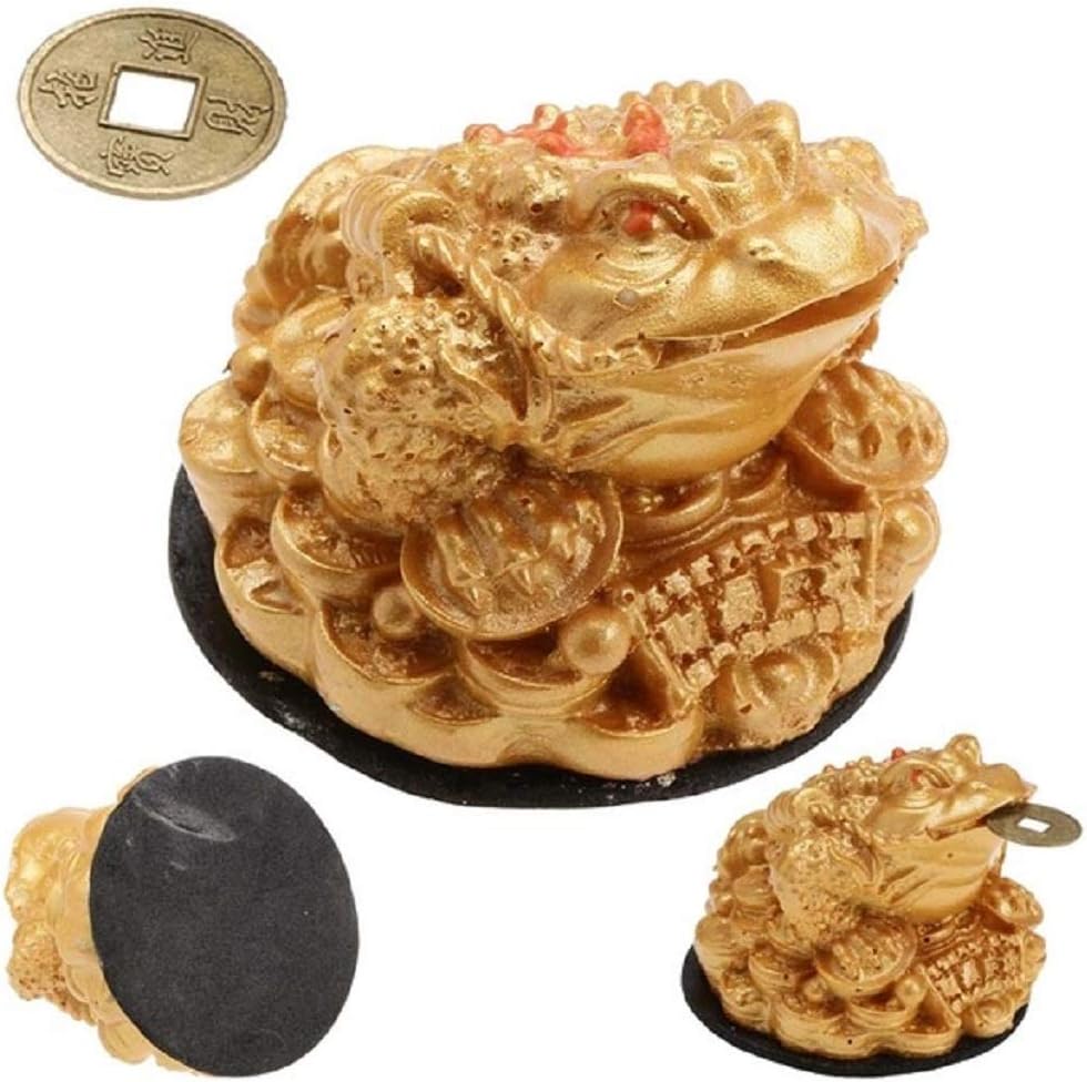 Feng Shui Fortune Oriental Chinese Wealth Coin Decor Gift for or Family