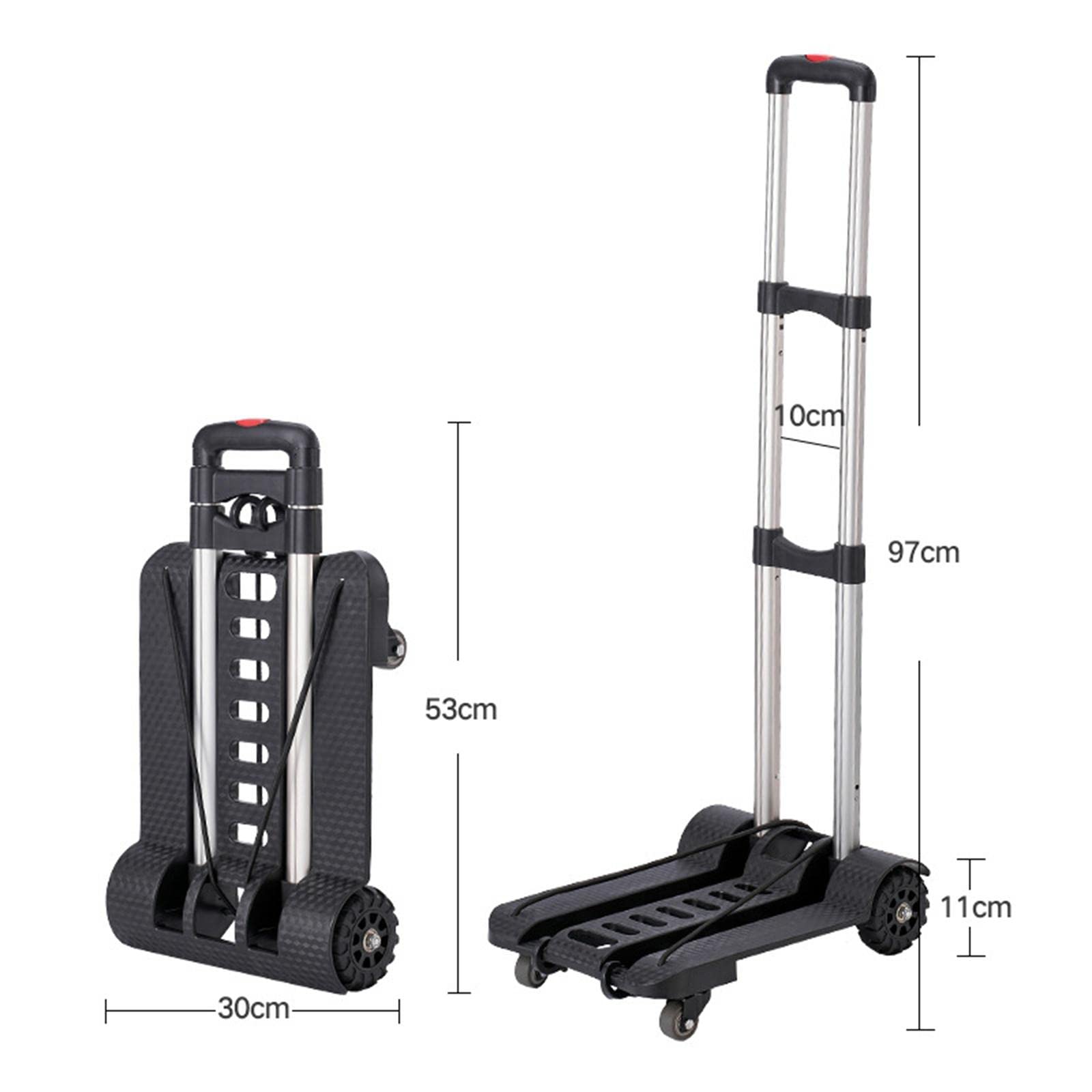 Carrello Portabagagli Pieghevole 50 Kg