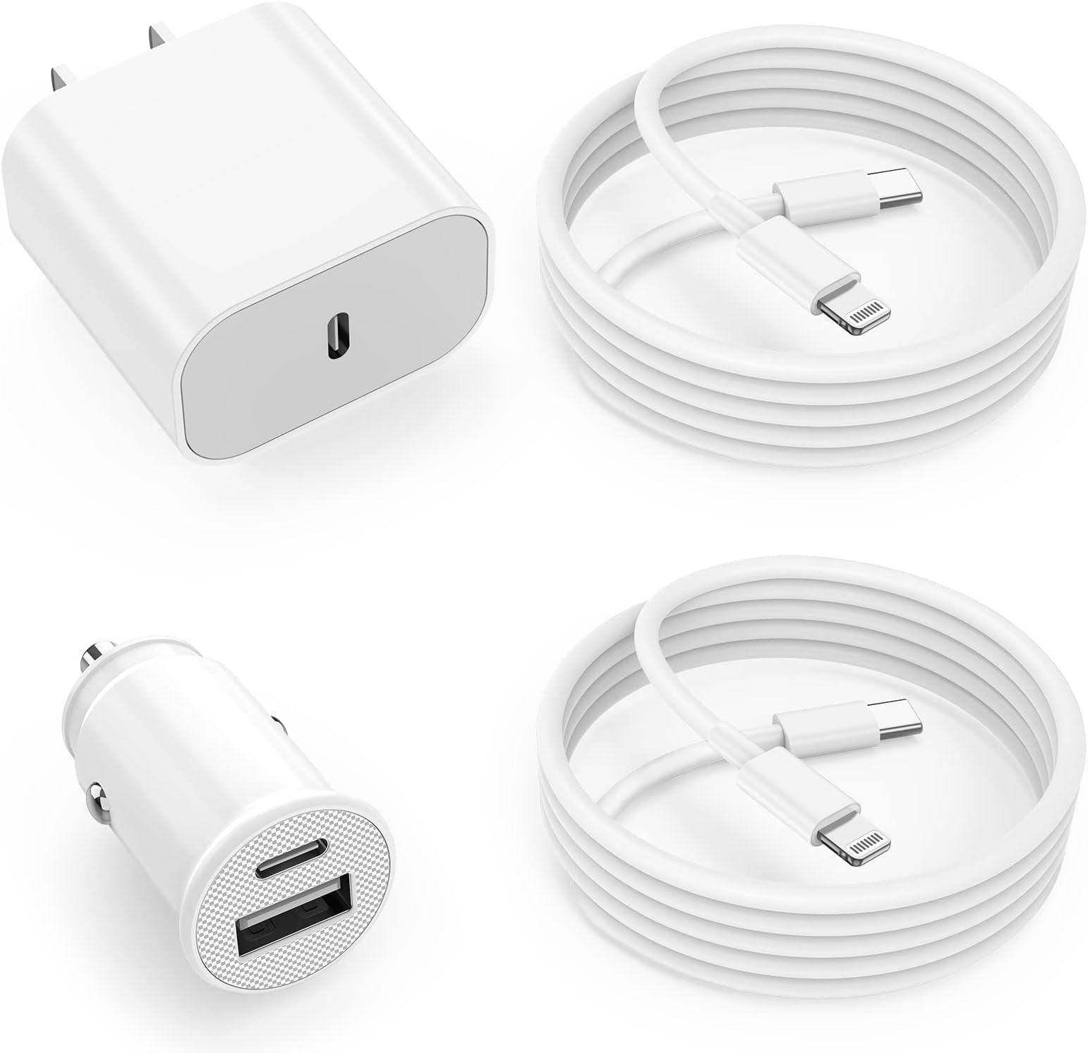 iPhone Car Charger, [Apple MFi Certified] 20w USB C Charger