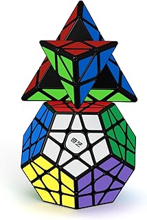 Comprar ROXNEDA Speed Cube Set, Cubos de Velocidad de Pirámide Dodecaedro Cube, Giro Fácil y Juego Suave & Sólido Duradero ABS, 2 Pack