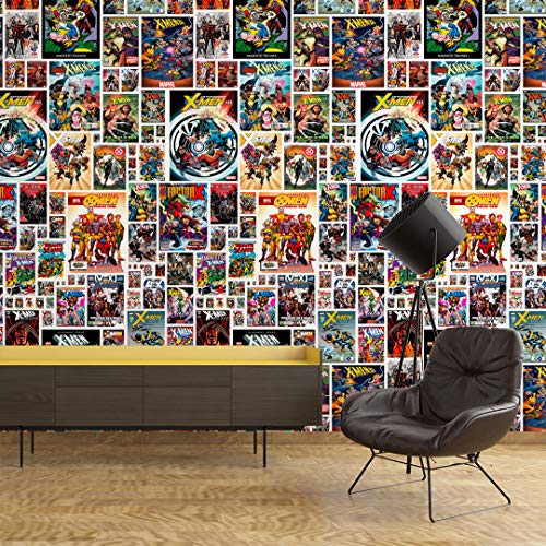 Papel De Parede Adesivo Quadrinhos Hq Super-heróis Xmen