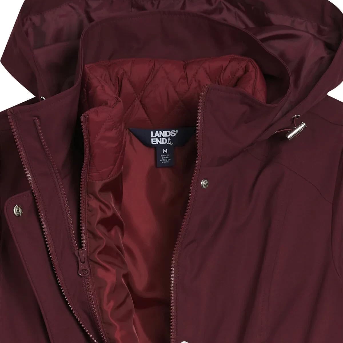 Lands' End Women's 3-in-1 Systems Jacket with Removable Puffer Vest - Image 6