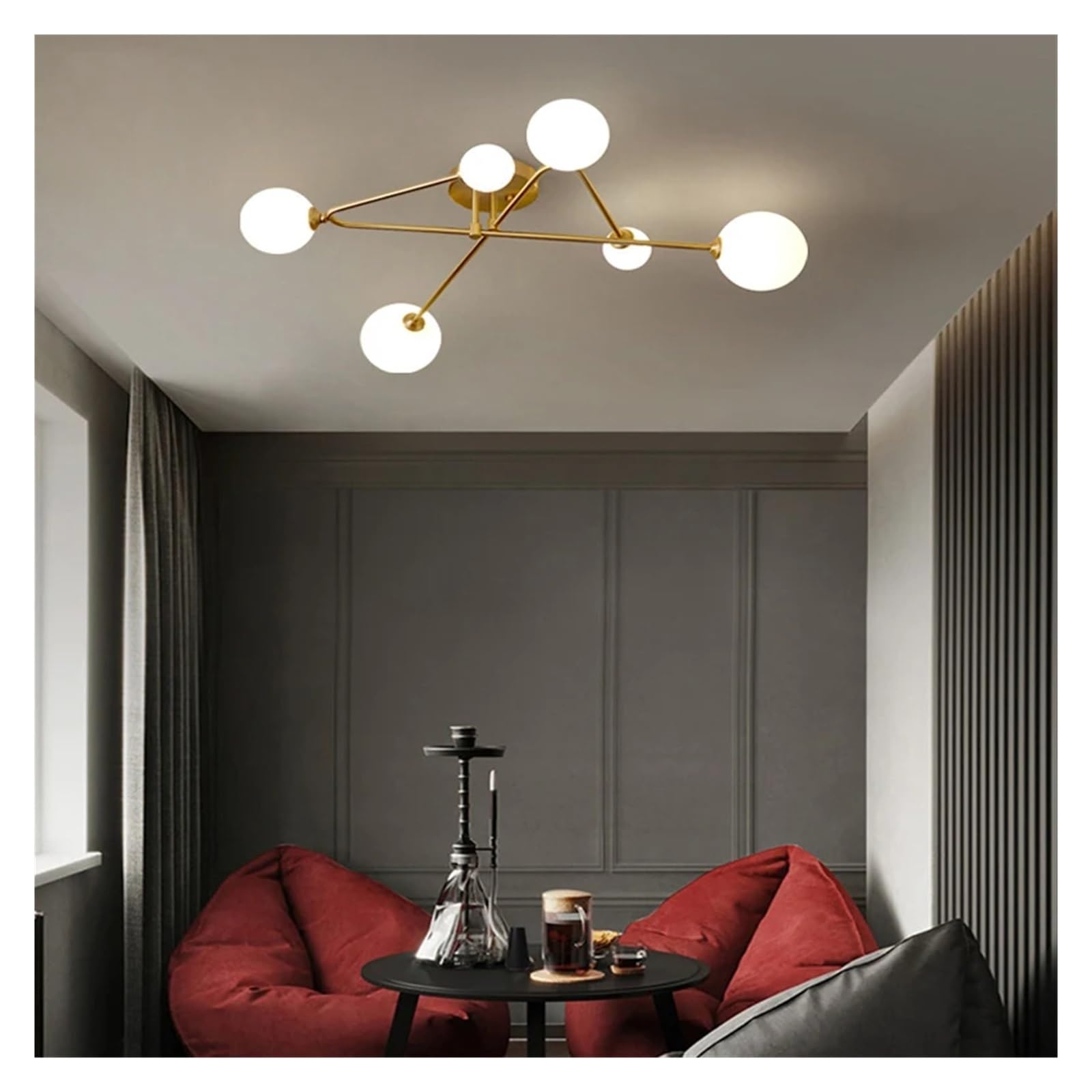 LYMSXAZOU Chandelier Lighting Fixtures, Modern LED Hanging Lights for Living Room and Dining Room, Stylish Indoor Decor
