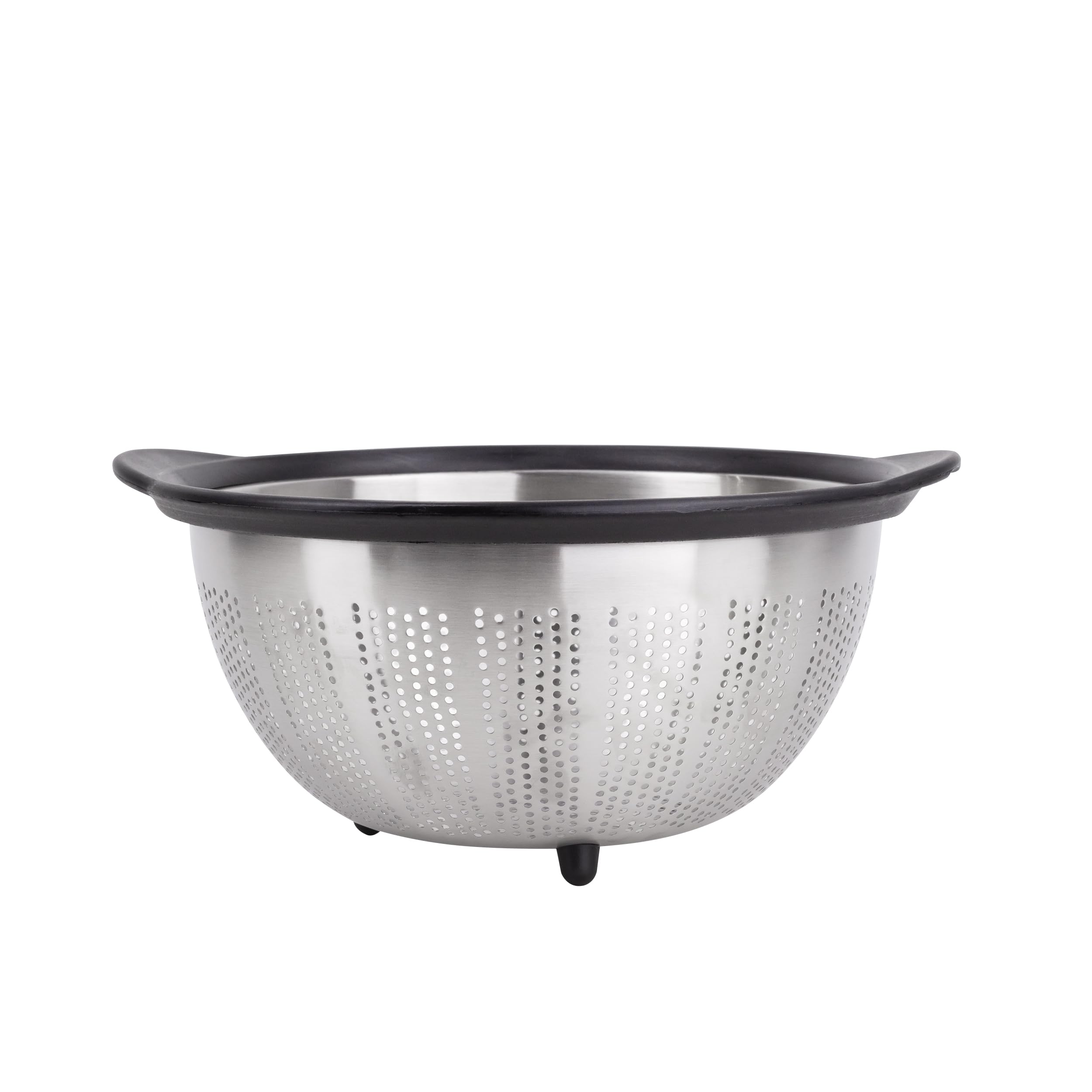 MasterPRO - Set of 3 Sieves and Strainers - Pack of 3 Kitchen Strainers - Stainless Steel Strainer - Fine Mesh Strainer for Pasta, Rice and Fruits