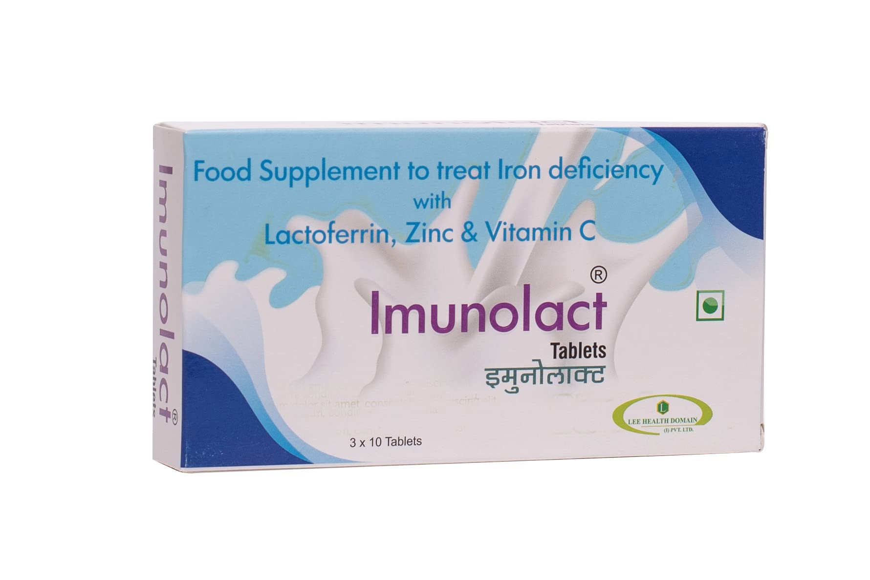 Sponsored Ad - Imunolact A unique Formulation of Lactoferrin for Men & Women immune system Regulates iron metabolism, Healthy Bones, Digestion, Immunity Support pack of 30 Tablets
