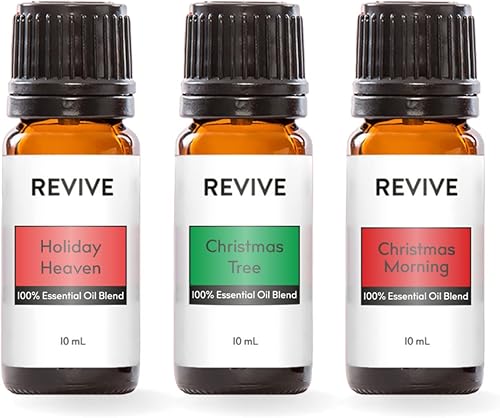 Miniatura 7 de REVIVE - Aceites esenciales para la mañana de Navidad, 100% puro, grado terapéutico, para difusor, humidificador, masaje, aromaterapia, cuidado