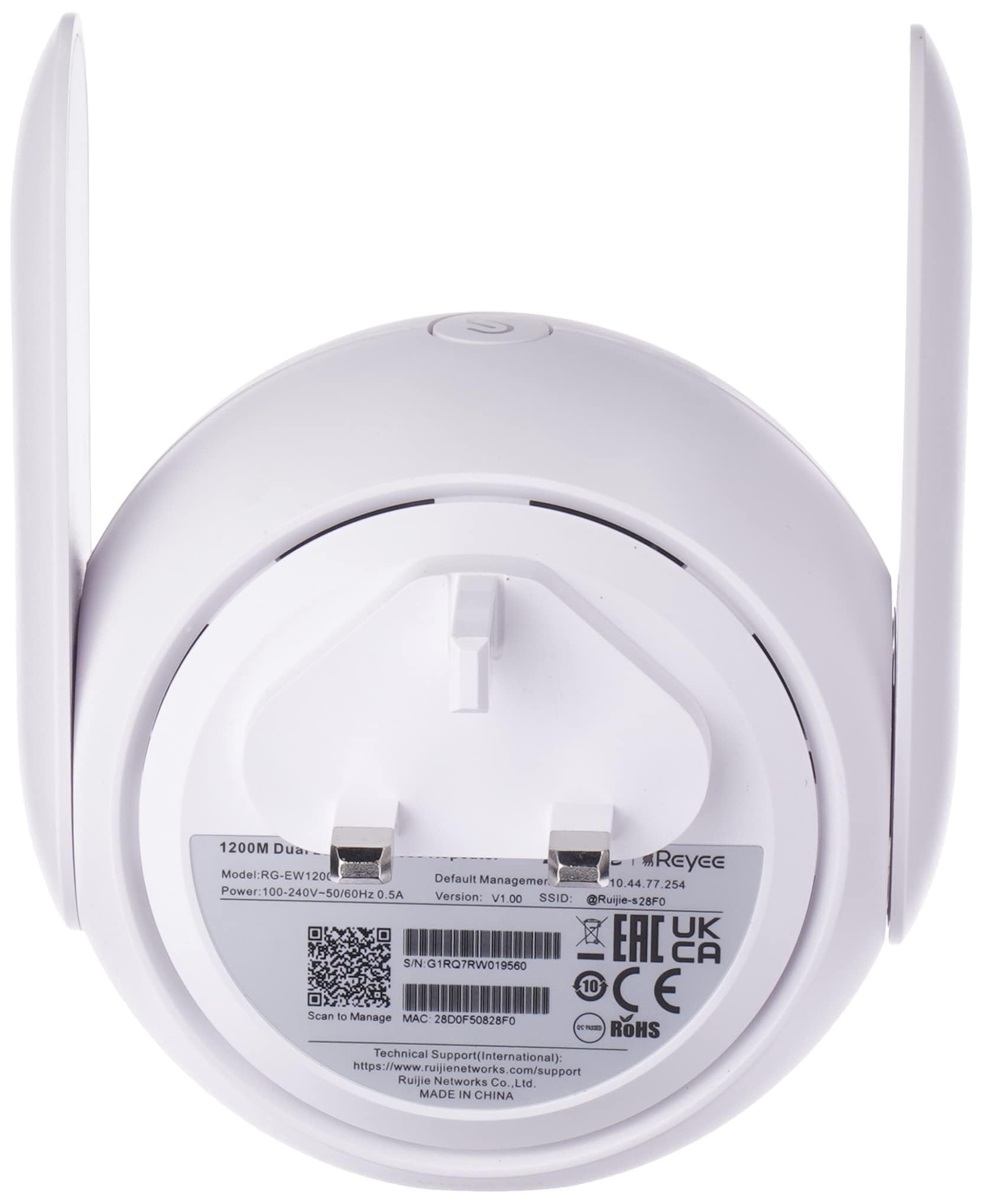 RG-EW1200R Extender Wi-Fi mesh dual-band 1200Mbps