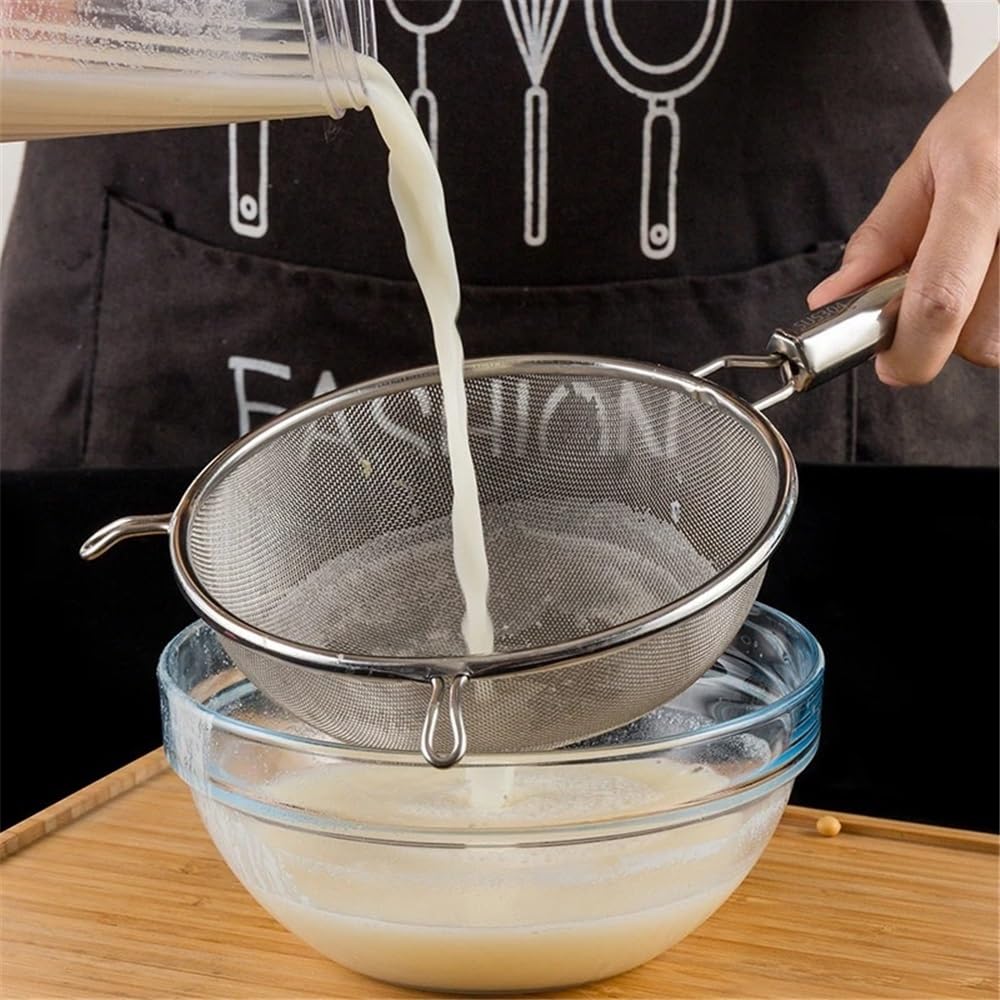 Cesta Para Freír De Acero Inoxidable, Colador De Malla Fina, Cuchara Con Gancho, Olla Caliente, Filtro De Tamiz De Harina De Soja, Cuchara Para Freír, Utensilio De Cocina, Herramienta De Cocina, M