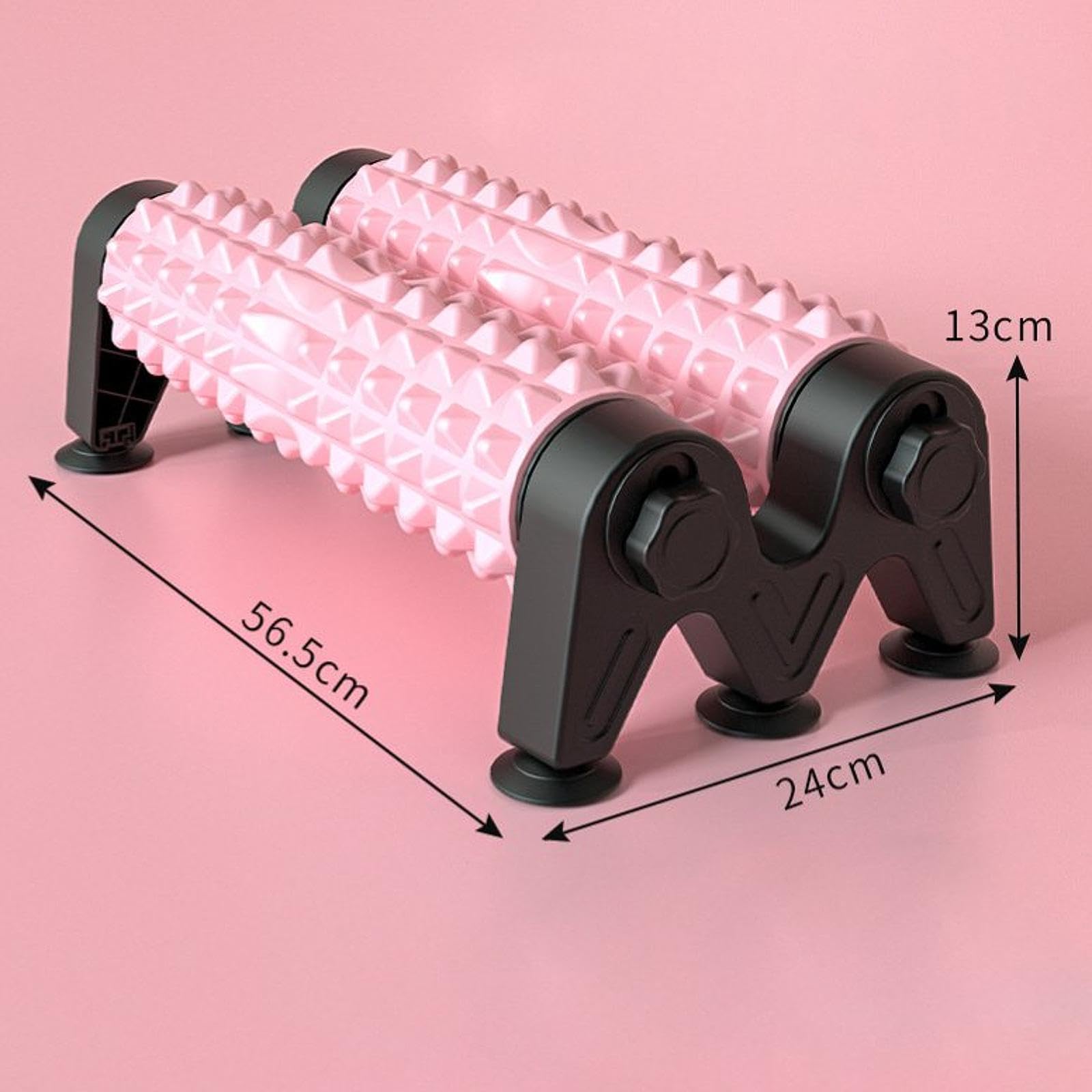 Rullo in Schiuma con Ventose, Rullo massaggiante per Colonna, Strumento per Massaggio Muscolare per casa, Palestra, Esercizi per Spalle e Sport.