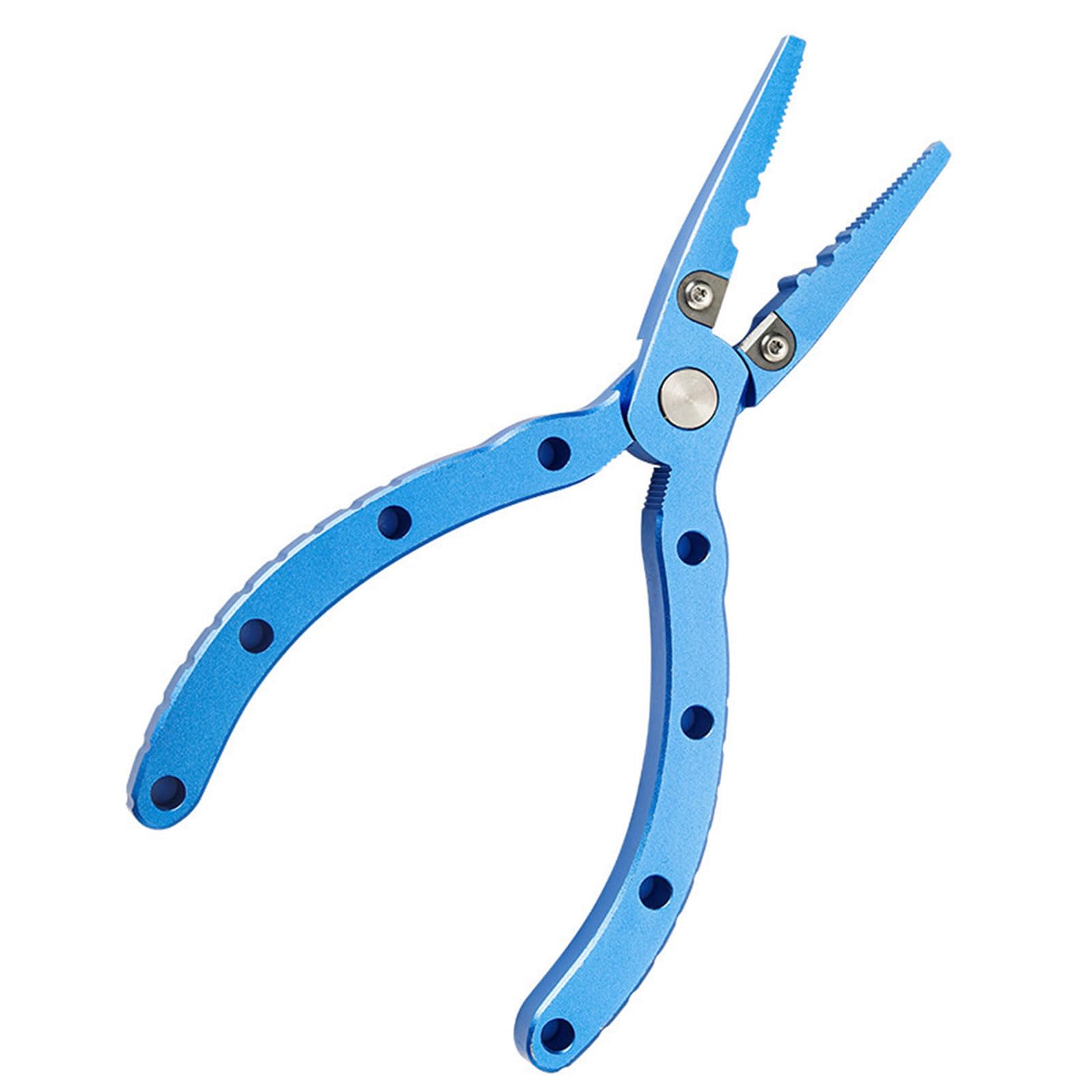 Hogtnd Blue Fish Line Cutter, Fish Hook Remover, Fishing, Fish Mouth Clamp, Gripper Tool, Multifunction Pliers For Anglers, Line Cutting Tool