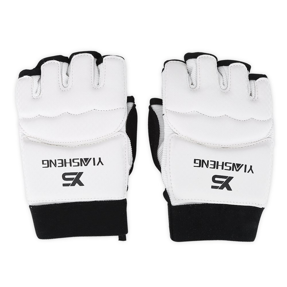 Tbest Taekwondo Kinder,Taekwondo des Mains Formation de Boxe Adulte/Enfants Taekwondo Sparring des Pieds pour Le Pied Couverture de Boxe(S-Main)