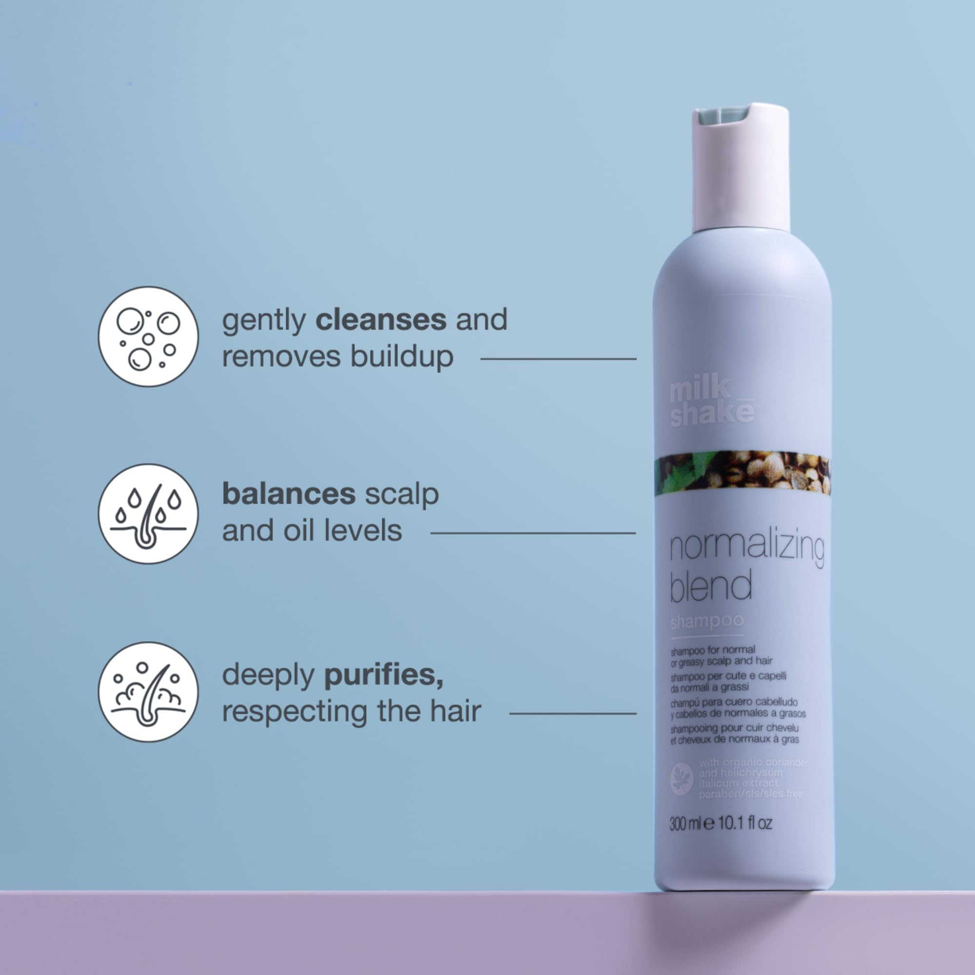 z.one Milk_Shake Scalpcare Normalizing Blend Shampoo Shampooing Cuir chevelu gras 1000ml